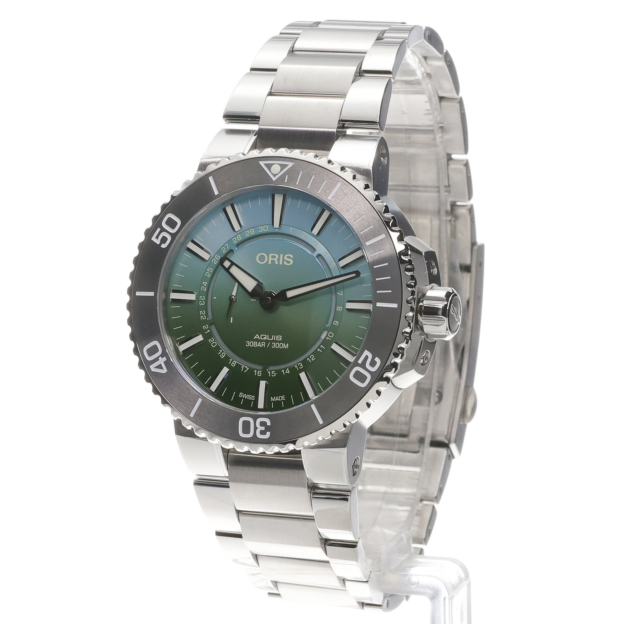 zegarek Oris 01 743 7734 4197-Set DAT WATT LIMITED EDITION II Aquis szafirowe