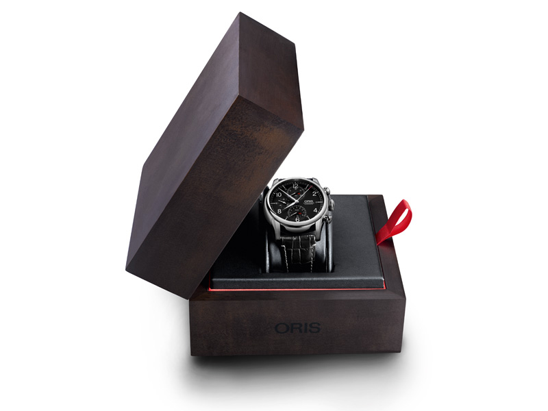 zegarek Oris 01 775 7686 4084-SET LS RAID 2013 LIMITED EDITION męski z chronograf Raid - miniatura 3