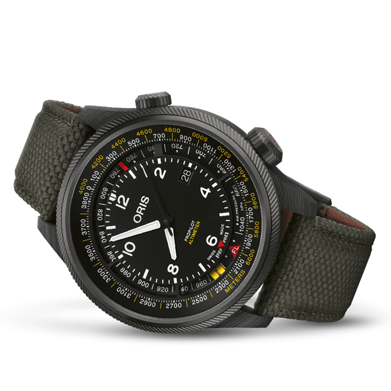 zegarek Oris 01 793 7775 8764-Set automatyczny męski Big Crown ProPilot PROPILOT ALTIMETER - miniatura 2