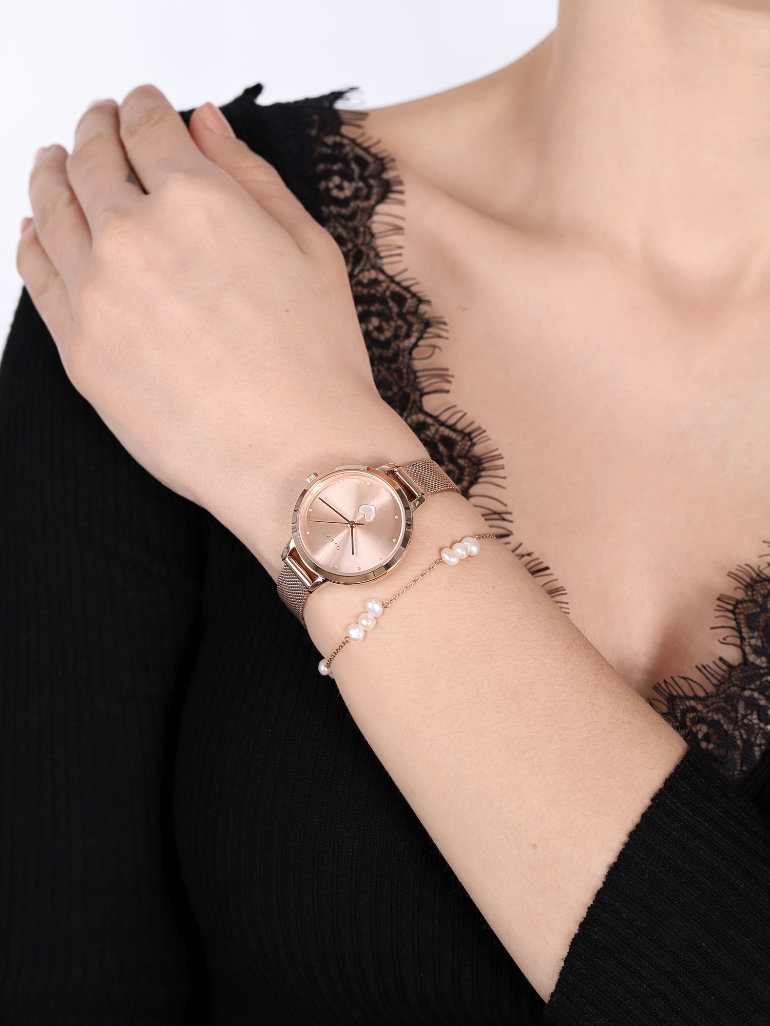 zegarek OUI  ME ME010194 różowe złoto Amourette - miniatura 3