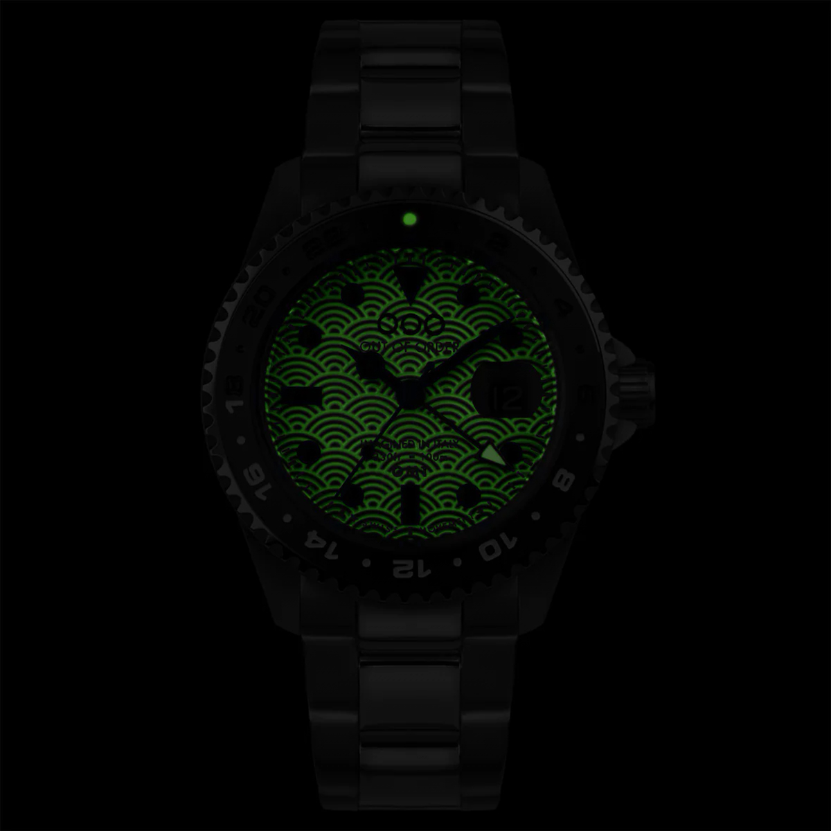 zegarek Out Of Order 001-19TSSS kwarcowy męski Swiss GMT GMT TOKYO SHIBUYA - miniatura 6