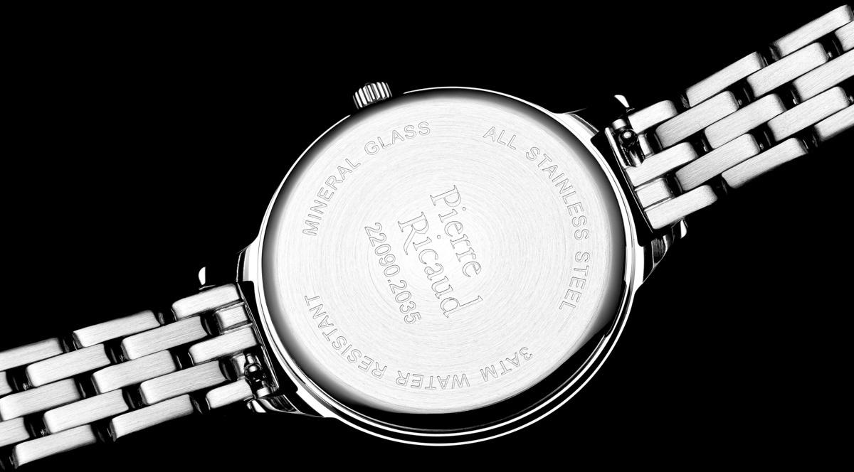 zegarek Pierre Ricaud P220905123Q kwarcowy damski Damskie Stainless Steel 30mm - miniatura 6