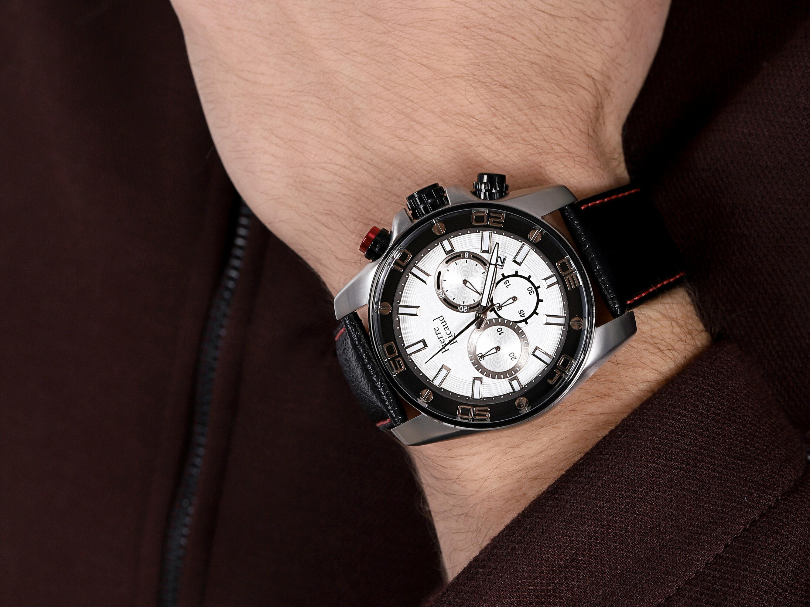 zegarek Pierre Ricaud P60018.Y213CHR męski z chronograf Pasek - miniatura 4