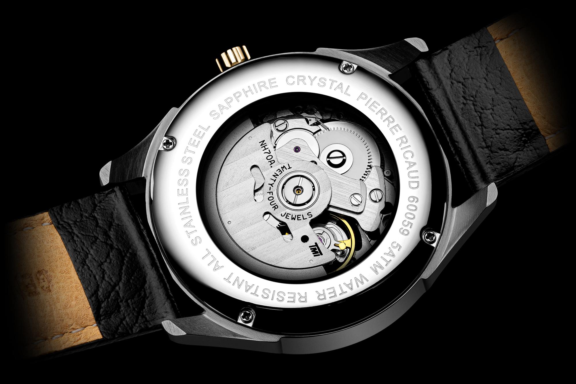 zegarek Pierre Ricaud P60059J266A czarny Automatic - miniatura 5