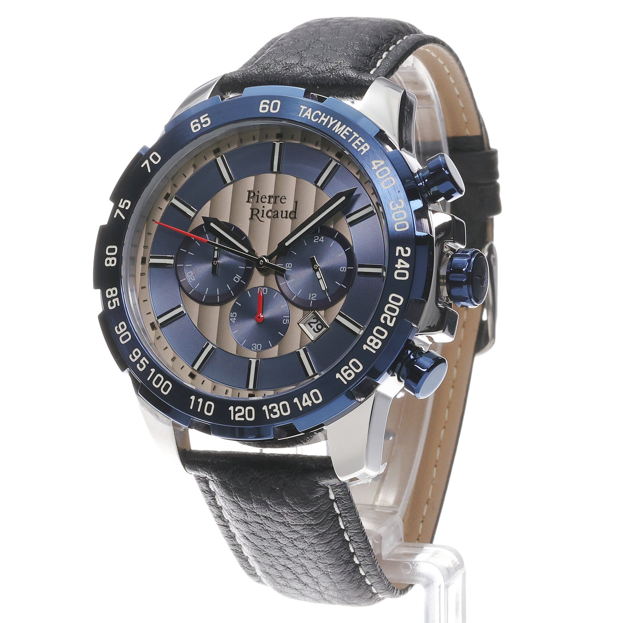 zegarek Pierre Ricaud P97236L217CH629BBL srebrny Pasek