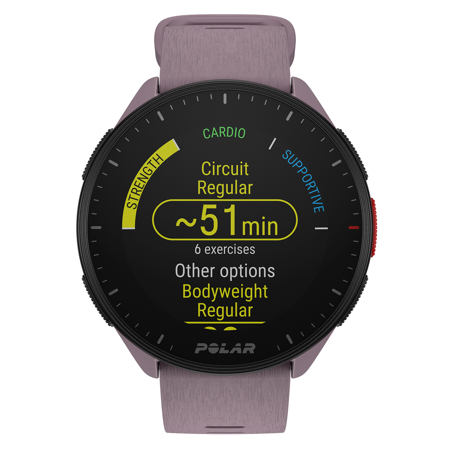 zegarek Polar 725882060477 Polar Pacer fioletowy S-L Polar Gorilla Glass - miniatura 11