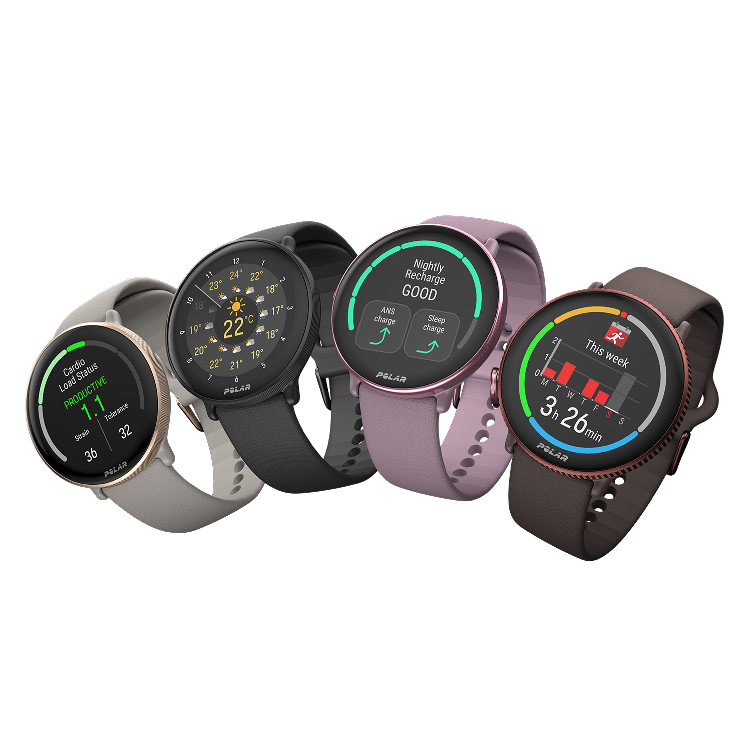 zegarek Polar 725882062501 kwarcowy damski Ignite Ignite 3