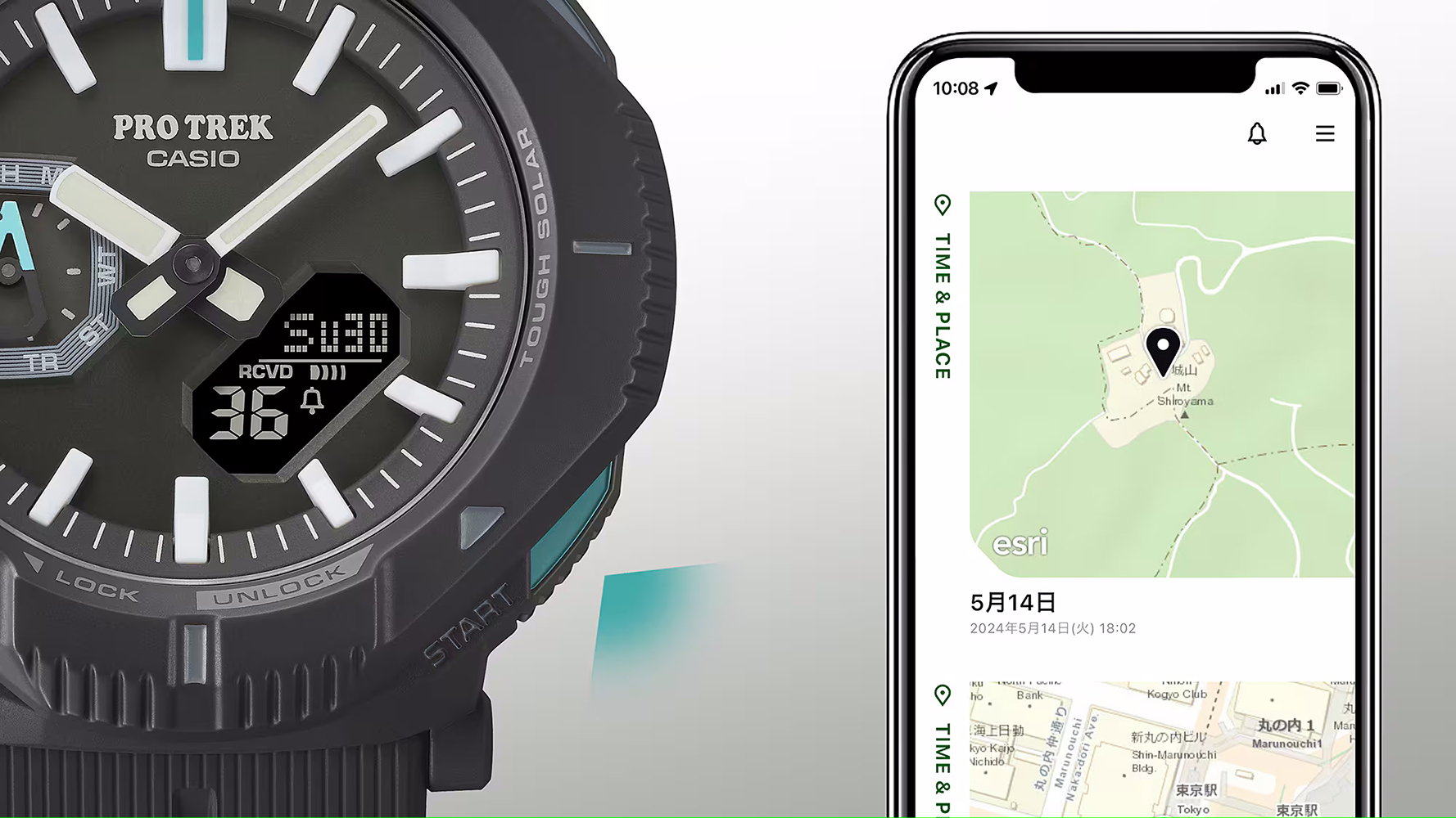 zegarek ProTrek PRJ-B001B-2ER solar męski ProTrek Pro Trek Hiking - miniatura 6
