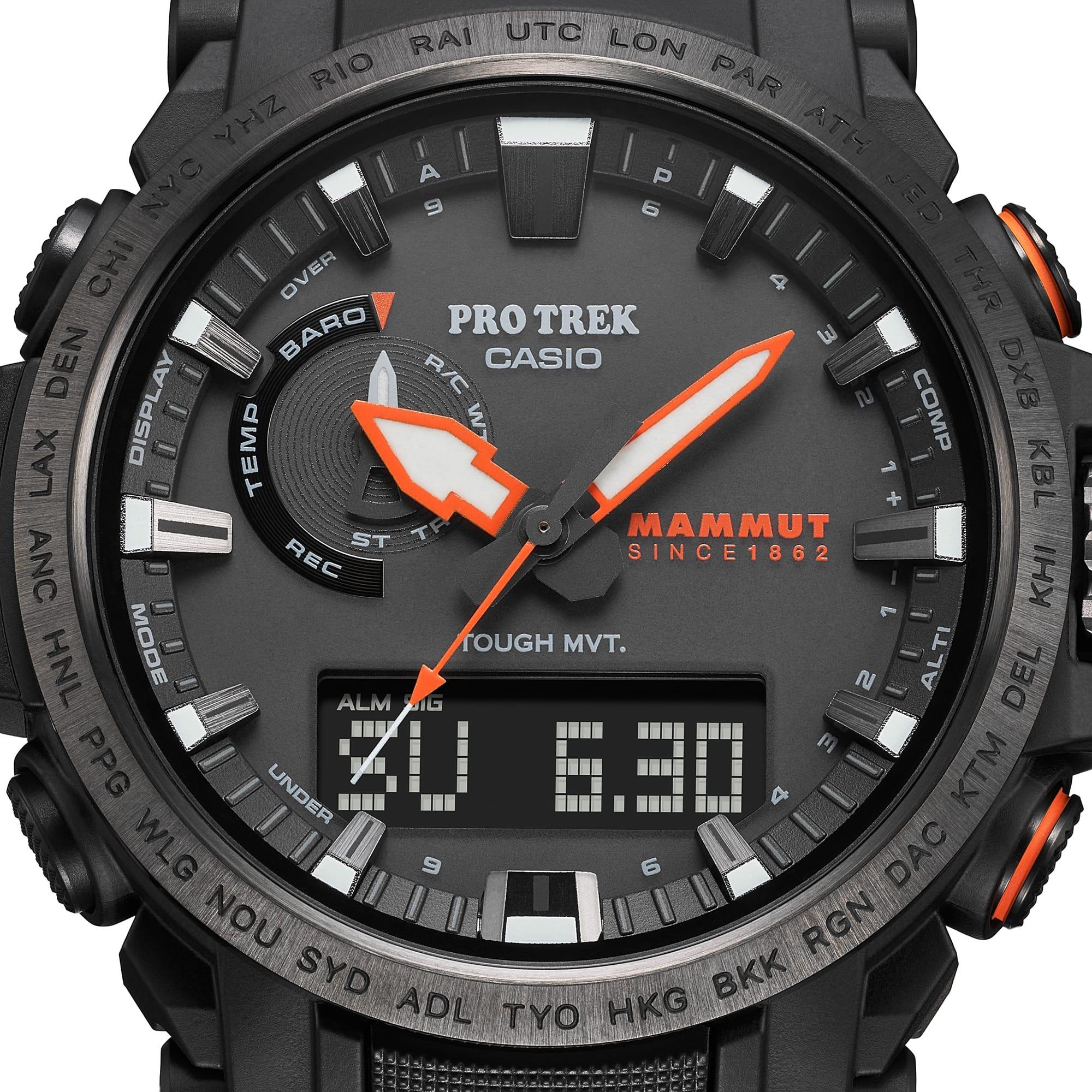 zegarek ProTrek PRW-61MA-1AER Mammut x Pro Trek męski z termometr ProTrek