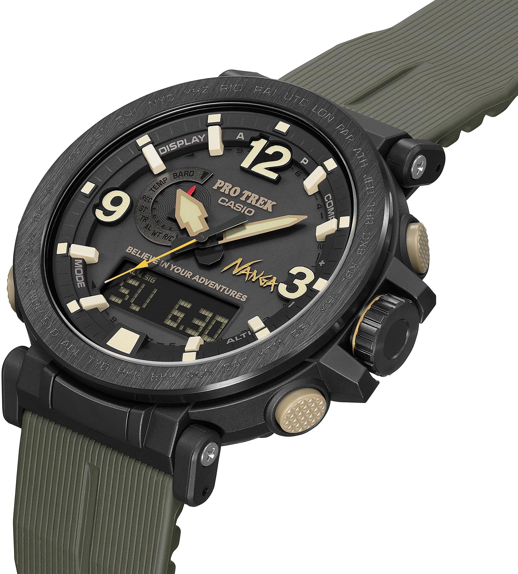 zegarek ProTrek PRW-6630NA-1A3ER Pro Trek Nanga męski z termometr ProTrek - miniatura 6