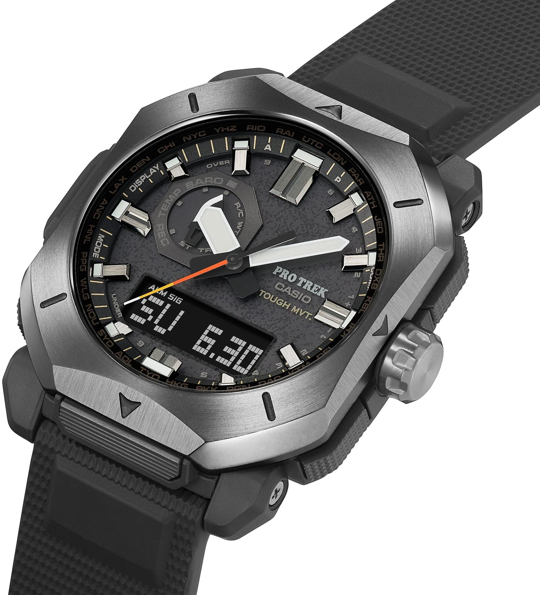 zegarek ProTrek PRW-6900Y-1ER Pro Trek Octagon męski z termometr ProTrek - miniatura 5