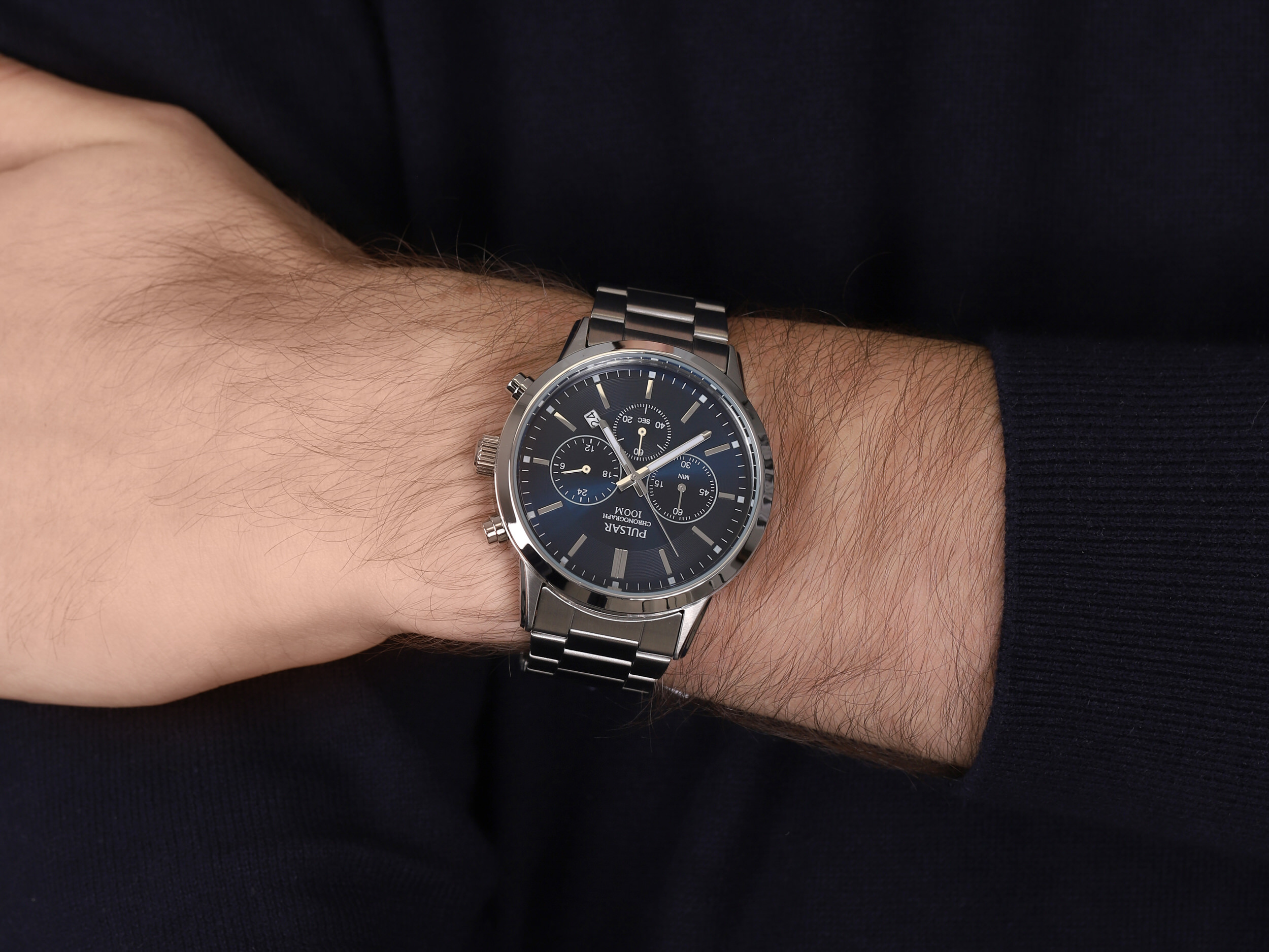 zegarek Pulsar PT3741X1 męski z chronograf Sport - miniatura 4