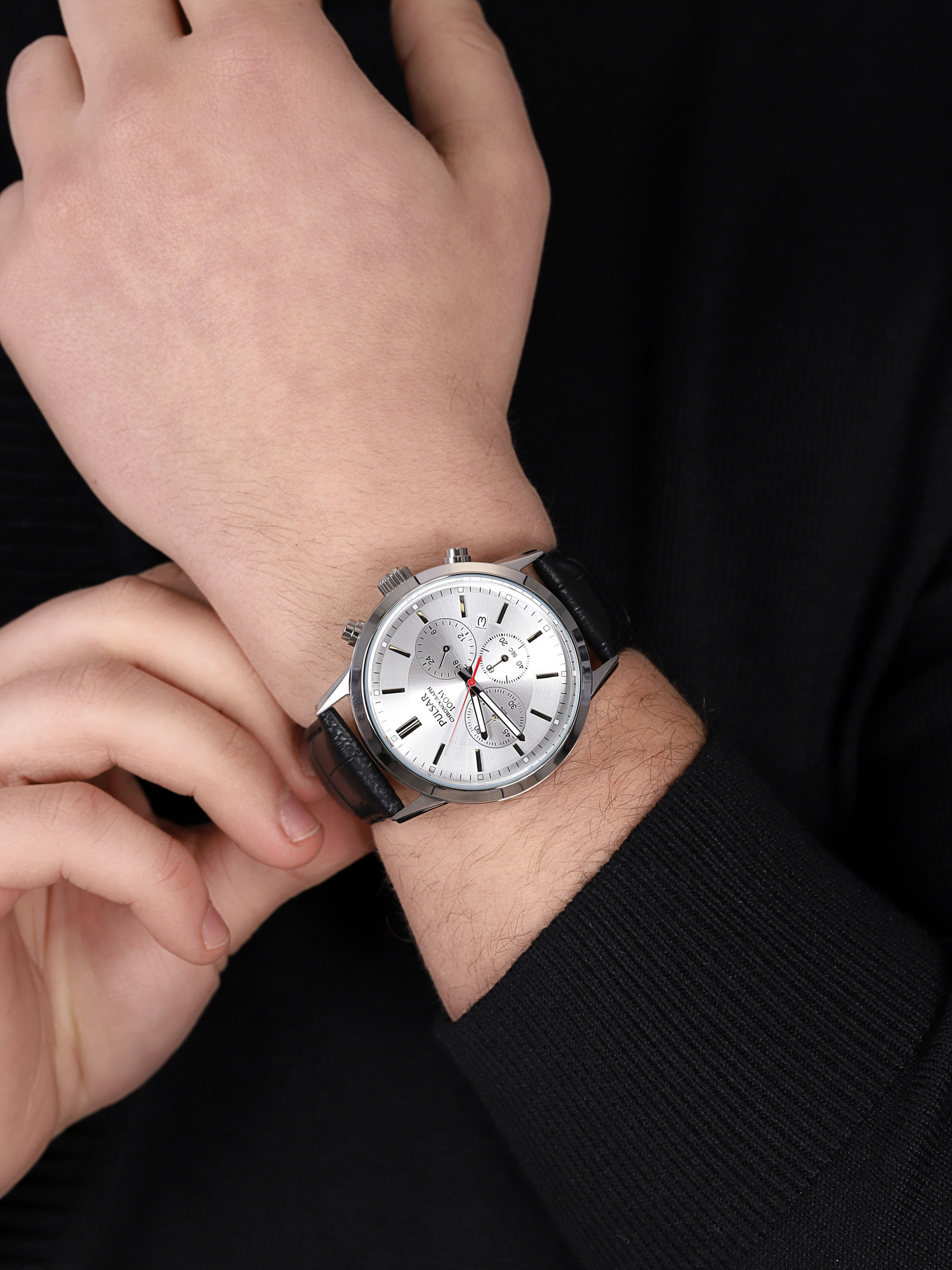 zegarek Pulsar PT3749X1 męski z chronograf Sport - miniatura 3