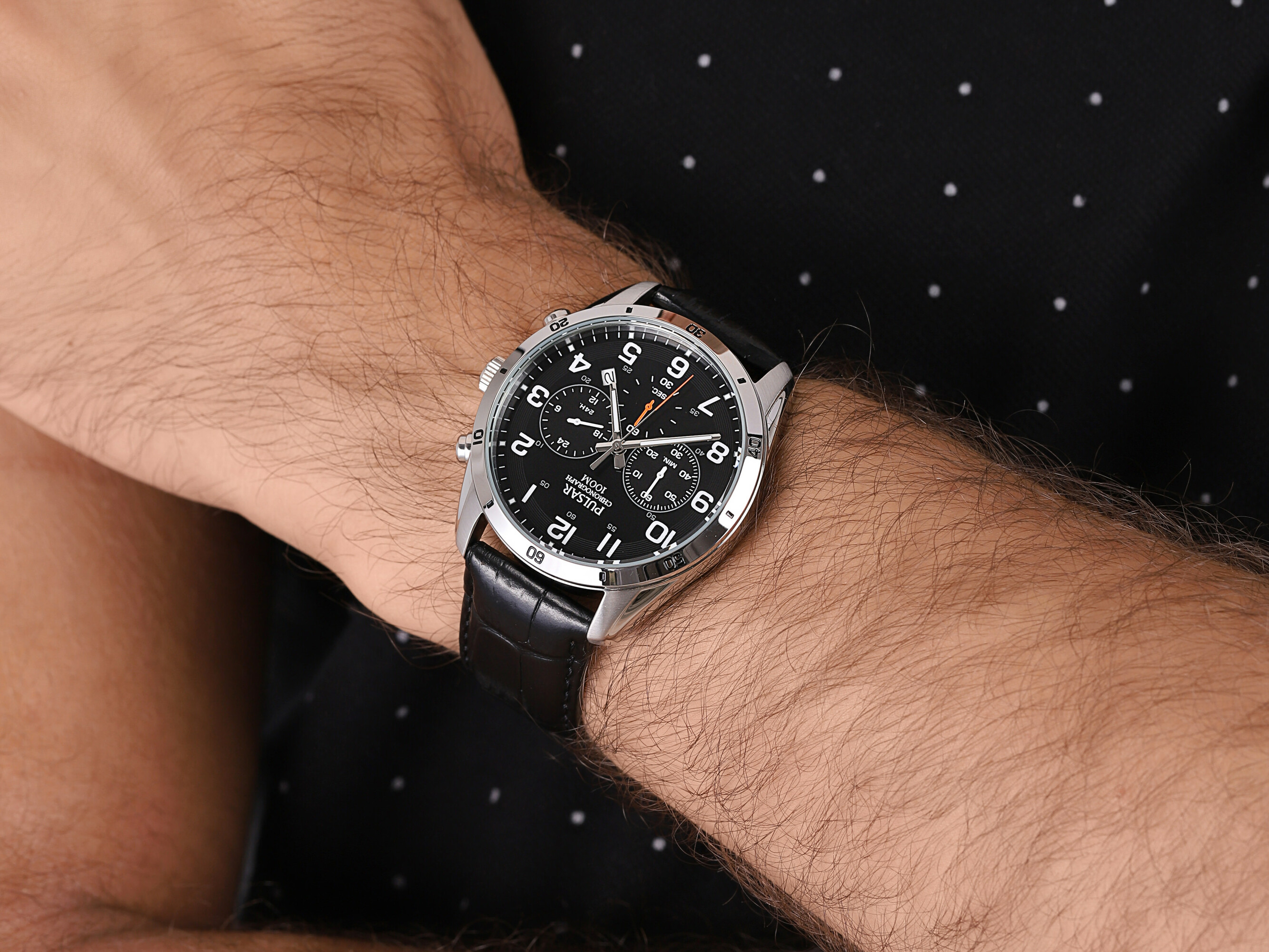 zegarek Pulsar PT3833X1 męski z chronograf Sport - miniatura 3