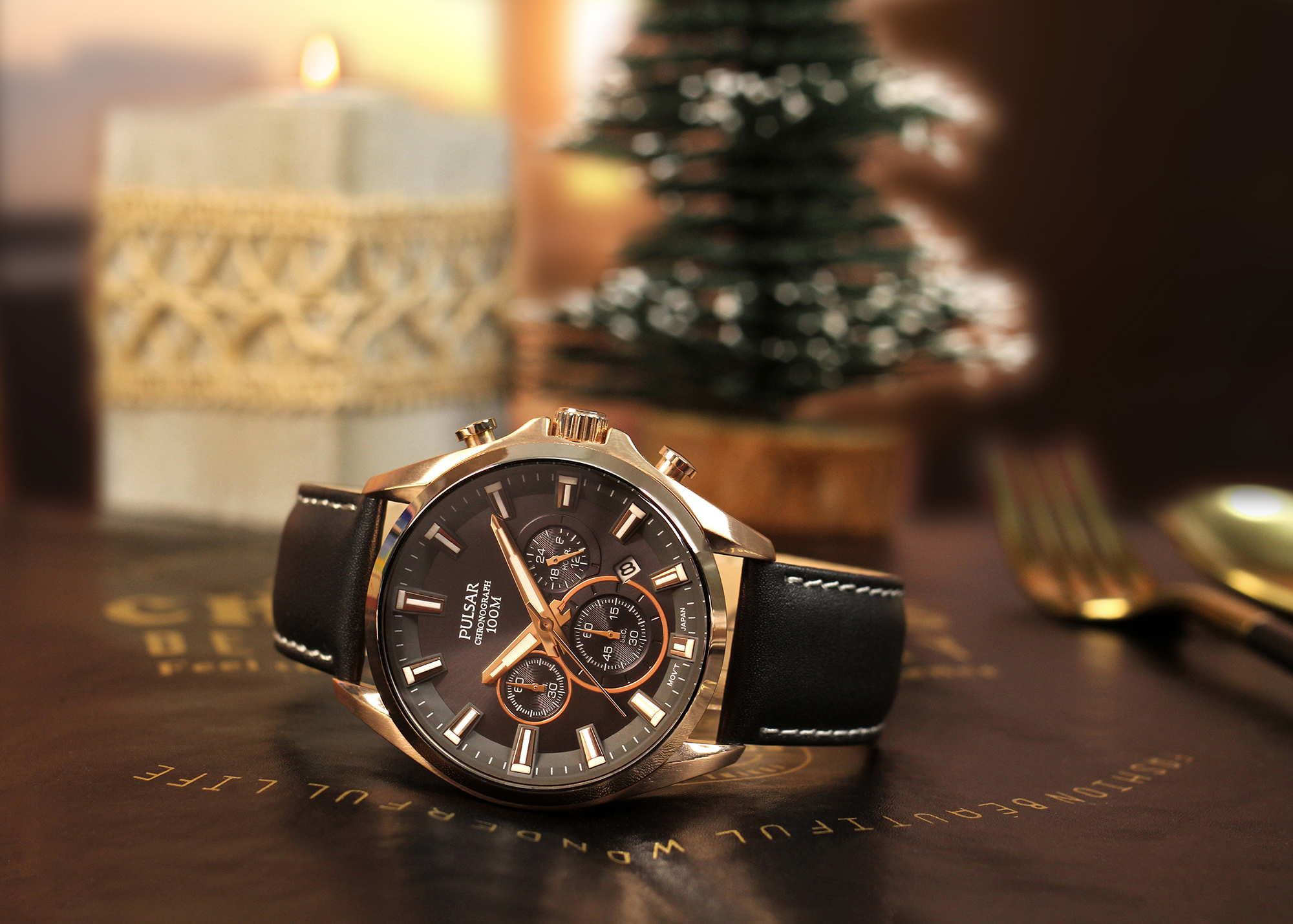 zegarek Pulsar PT3A28X1 męski z chronograf Sport - miniatura 2