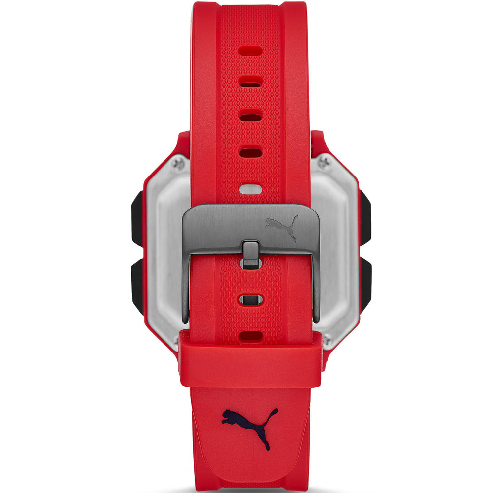 Puma P5019 zegarek czerwony sportowy Remix pasek - miniatura 5