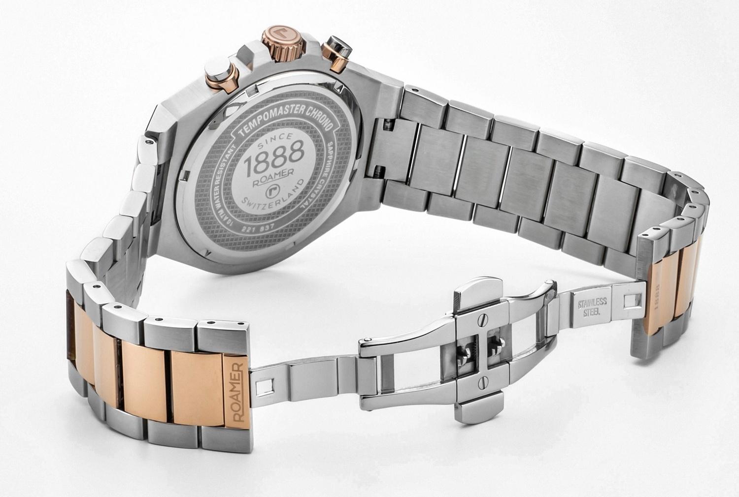 zegarek Roamer 221837 49 45 20 męski z chronograf Tempomaster Chrono - miniatura 3