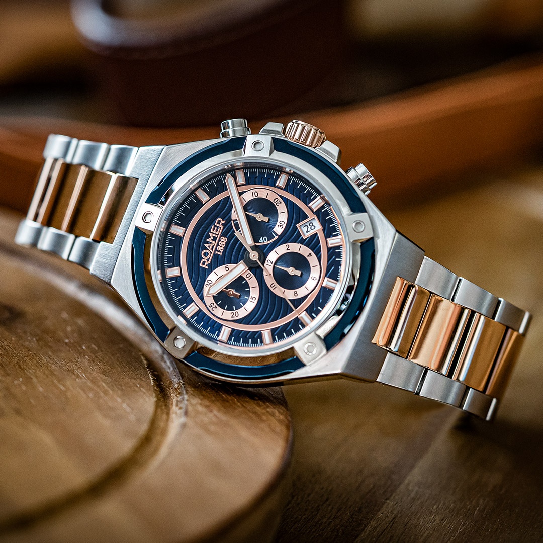 zegarek Roamer 221837 49 45 20 srebrny Tempomaster Chrono - miniatura 7