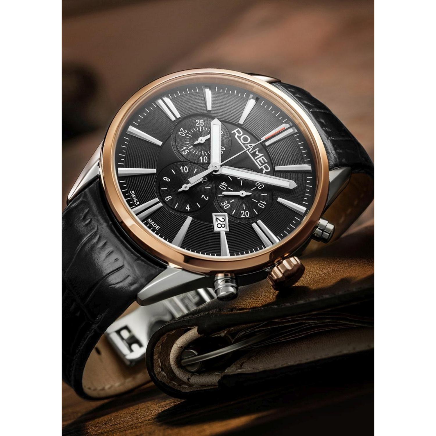 zegarek Roamer 508837 41 75 05 męski z chronograf Superior - miniatura 2