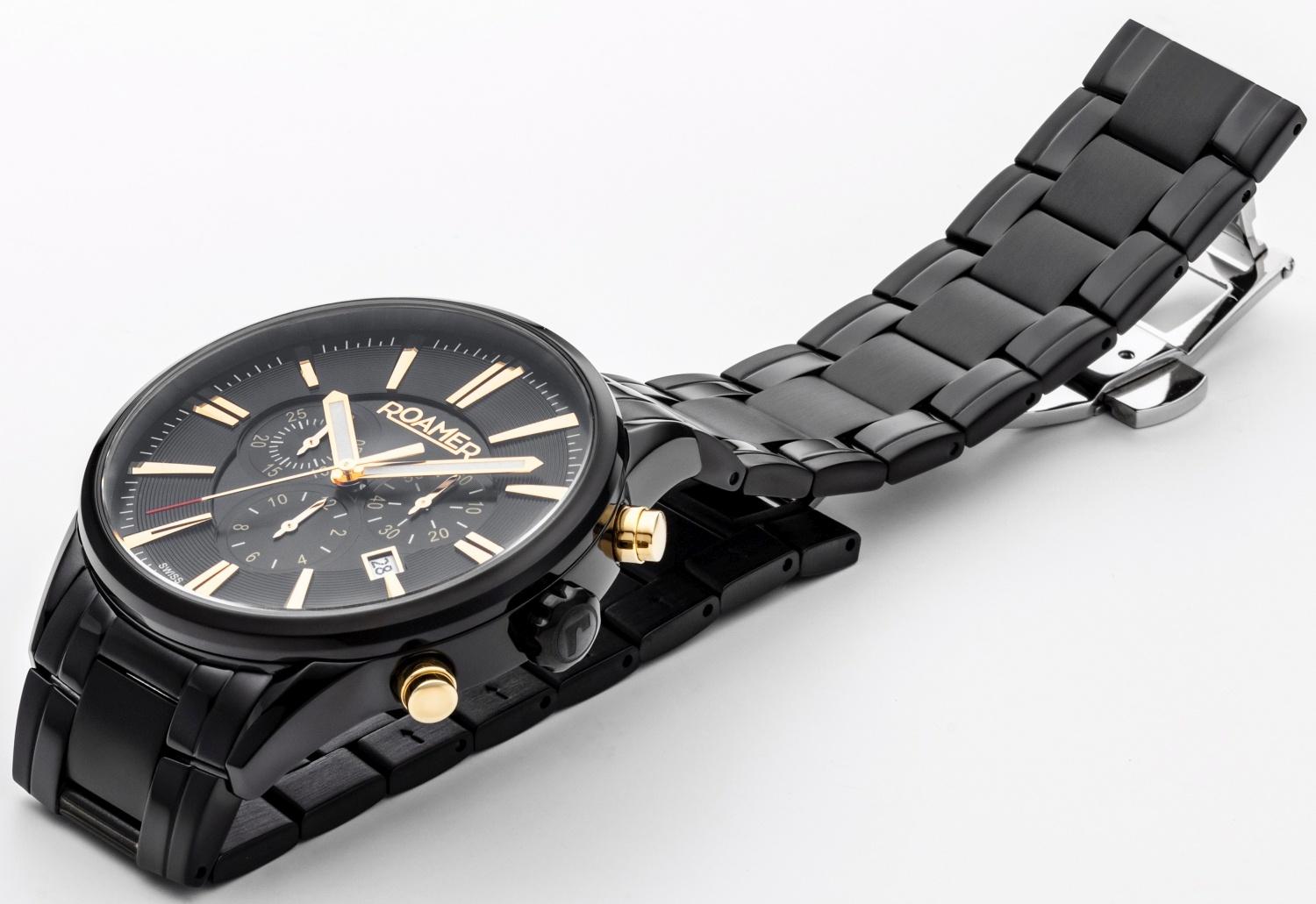 zegarek Roamer 508837 45 85 50 męski z chronograf Superior - miniatura 3