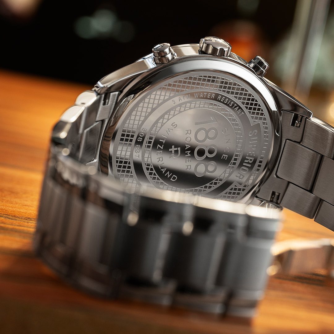 zegarek Roamer 508837.41.55.50 męski z chronograf Superior - miniatura 4