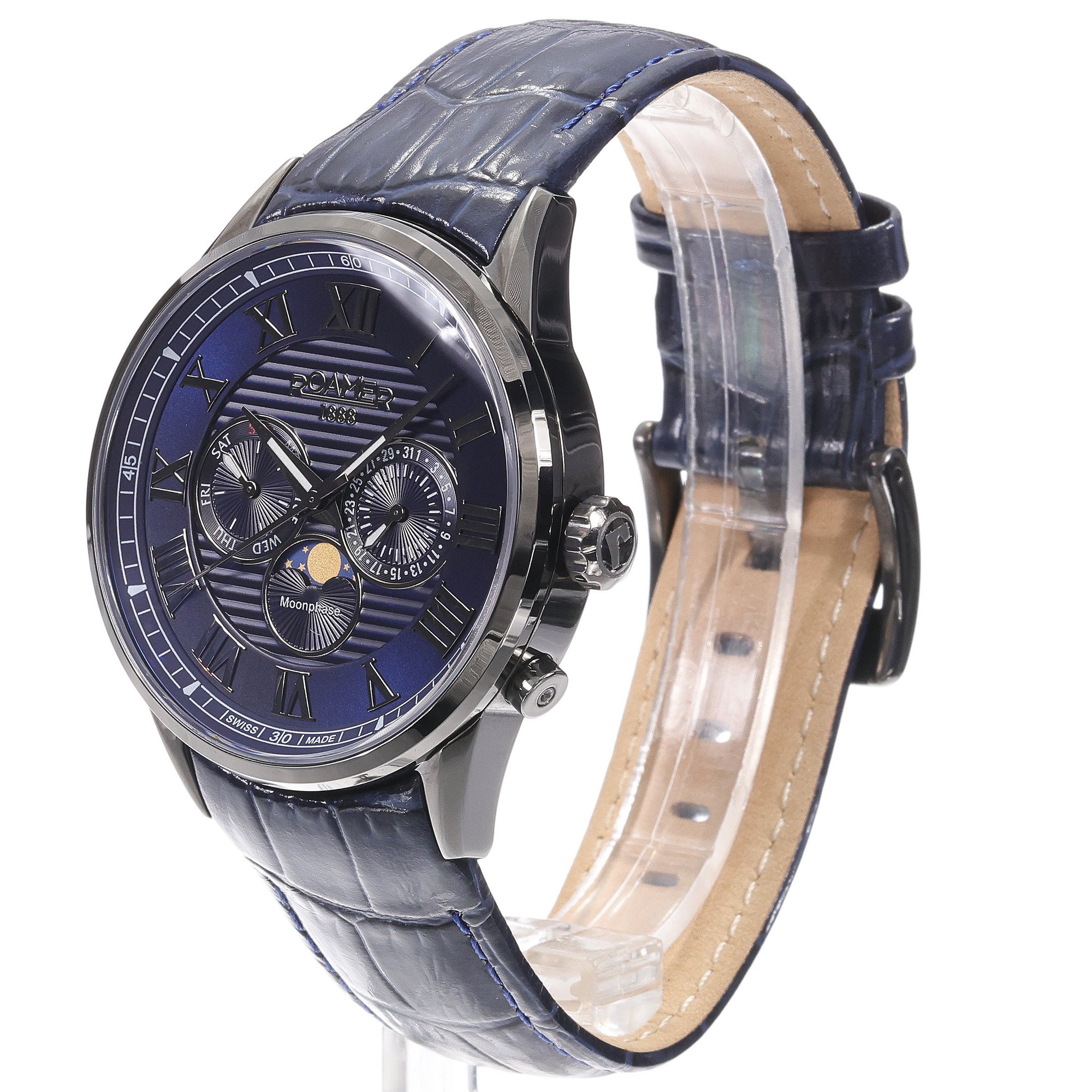 zegarek Roamer 513821 44 45 05 kwarcowy męski Superior - miniatura 2