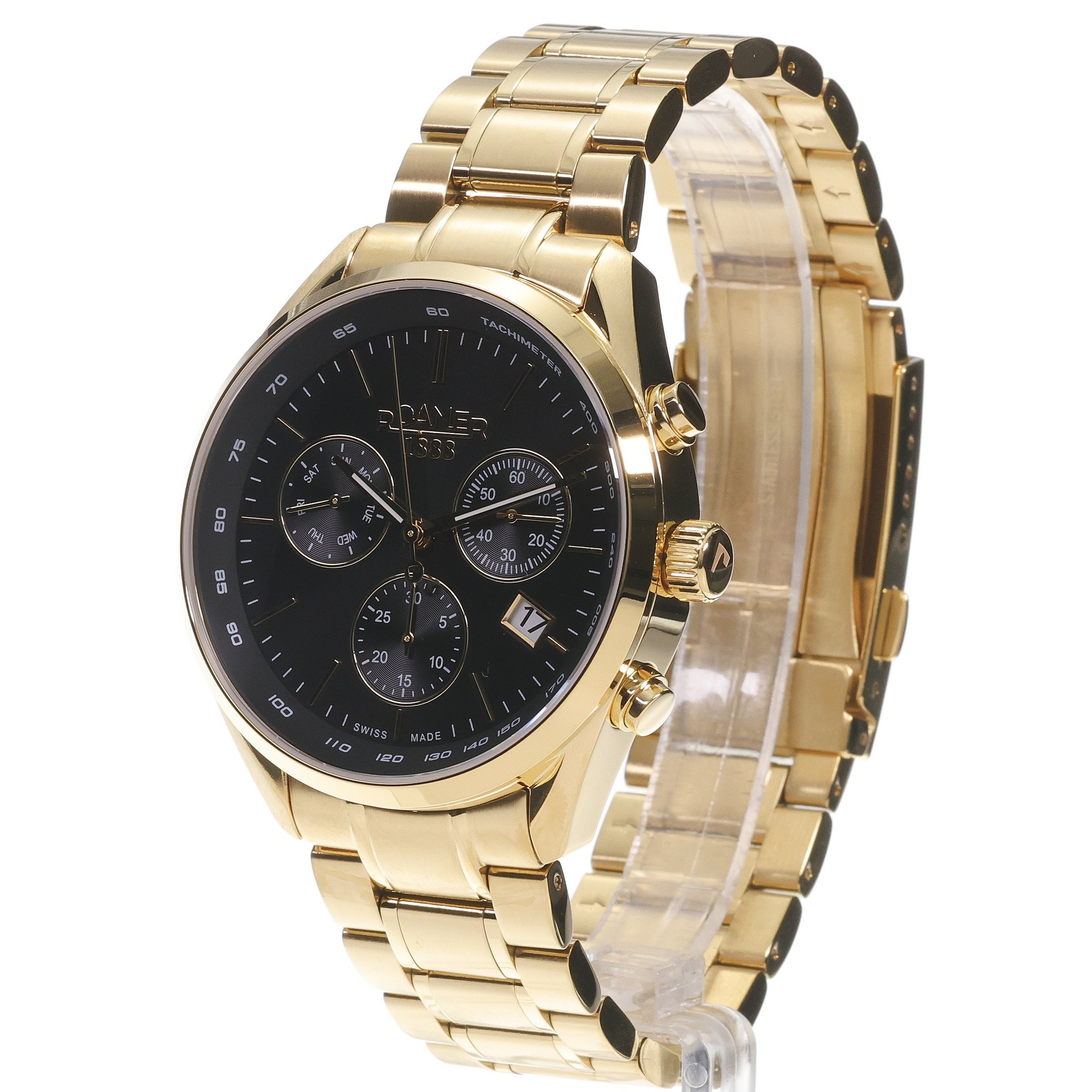 zegarek Roamer 993819 48 85 20 złoty Pro Chrono - miniatura 2