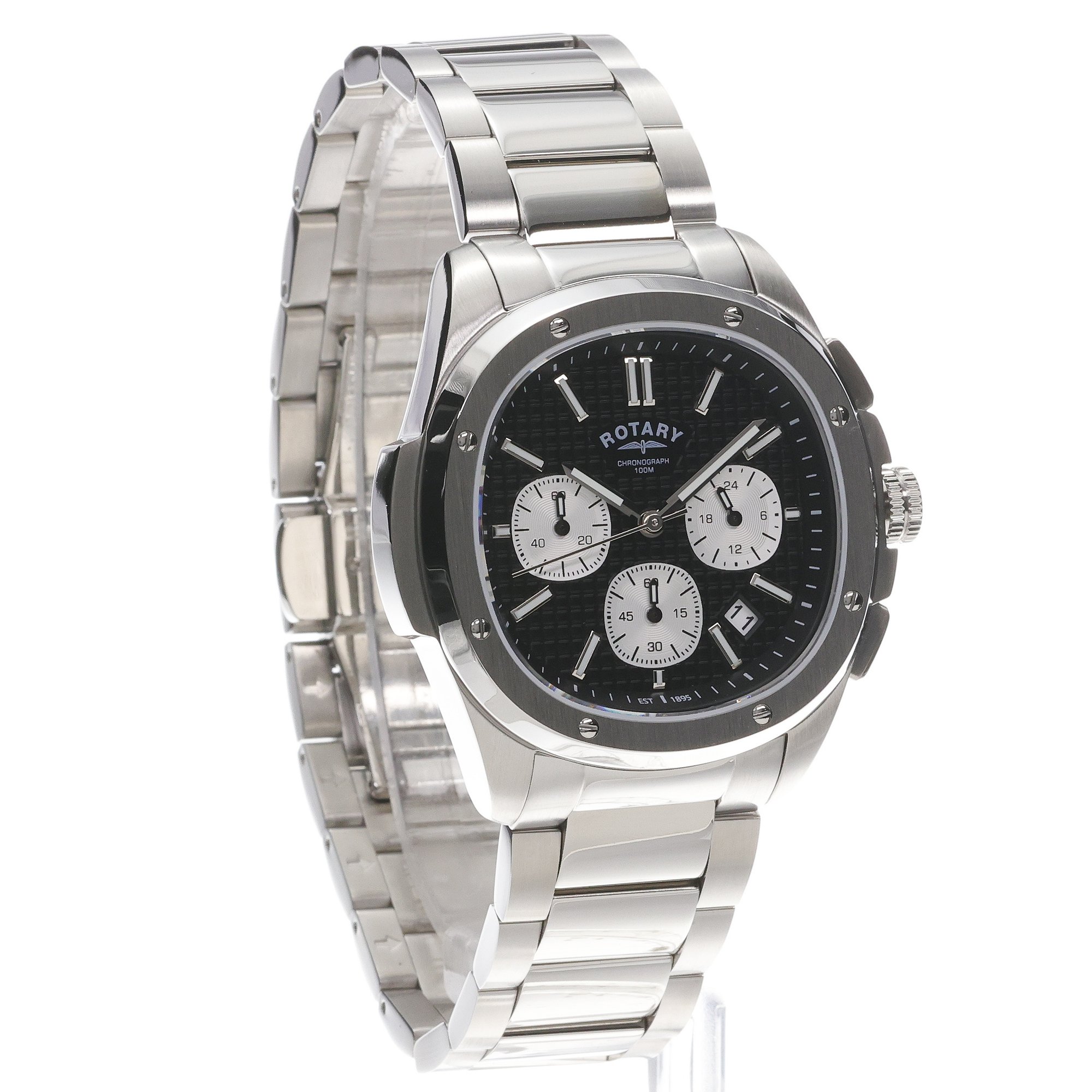 zegarek Rotary RGB10027-04 kwarcowy męski Apex100 Apex100 Chronograph - miniatura 3