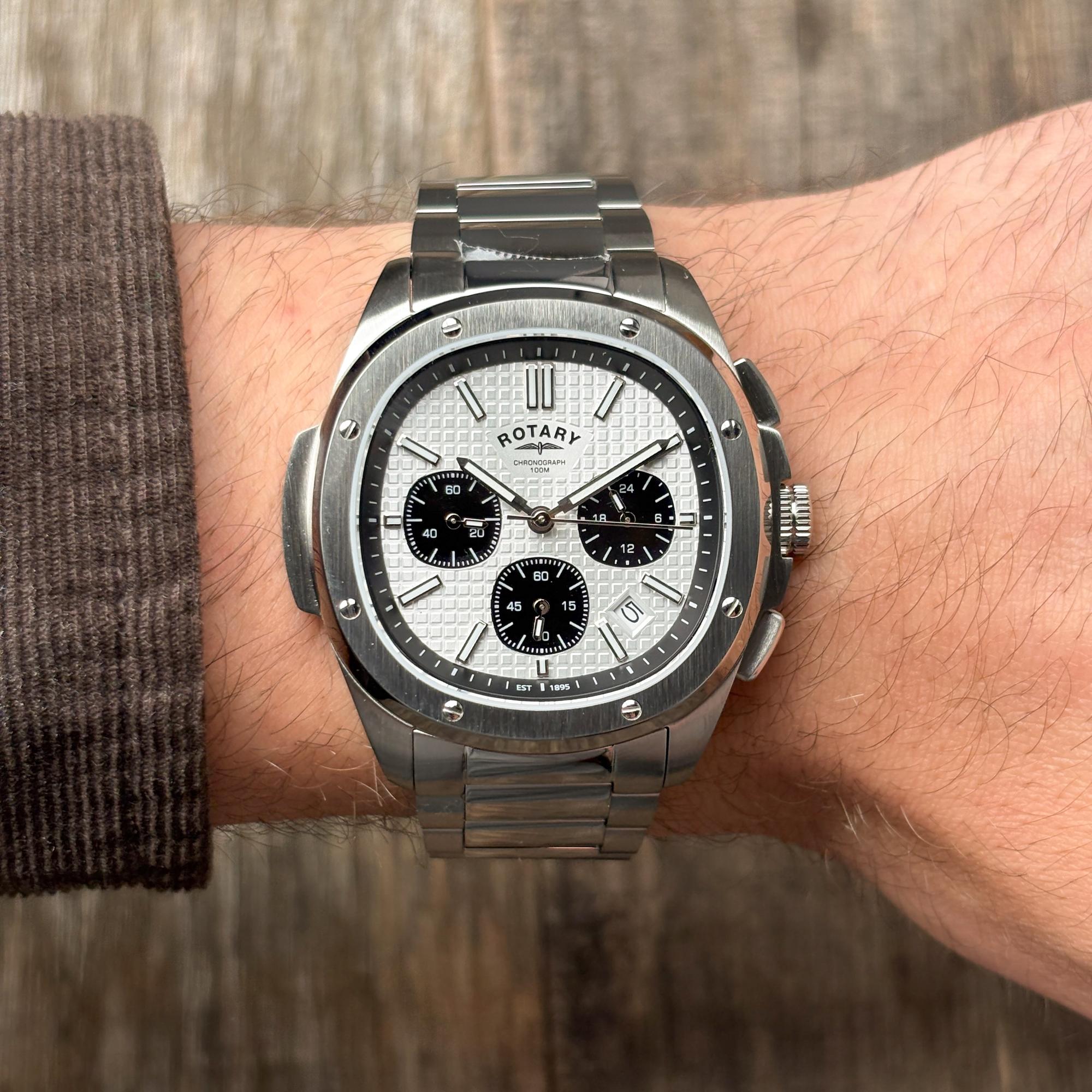 zegarek Rotary RGB10031-07 kwarcowy męski Apex100 Apex100 Chronograph - miniatura 10