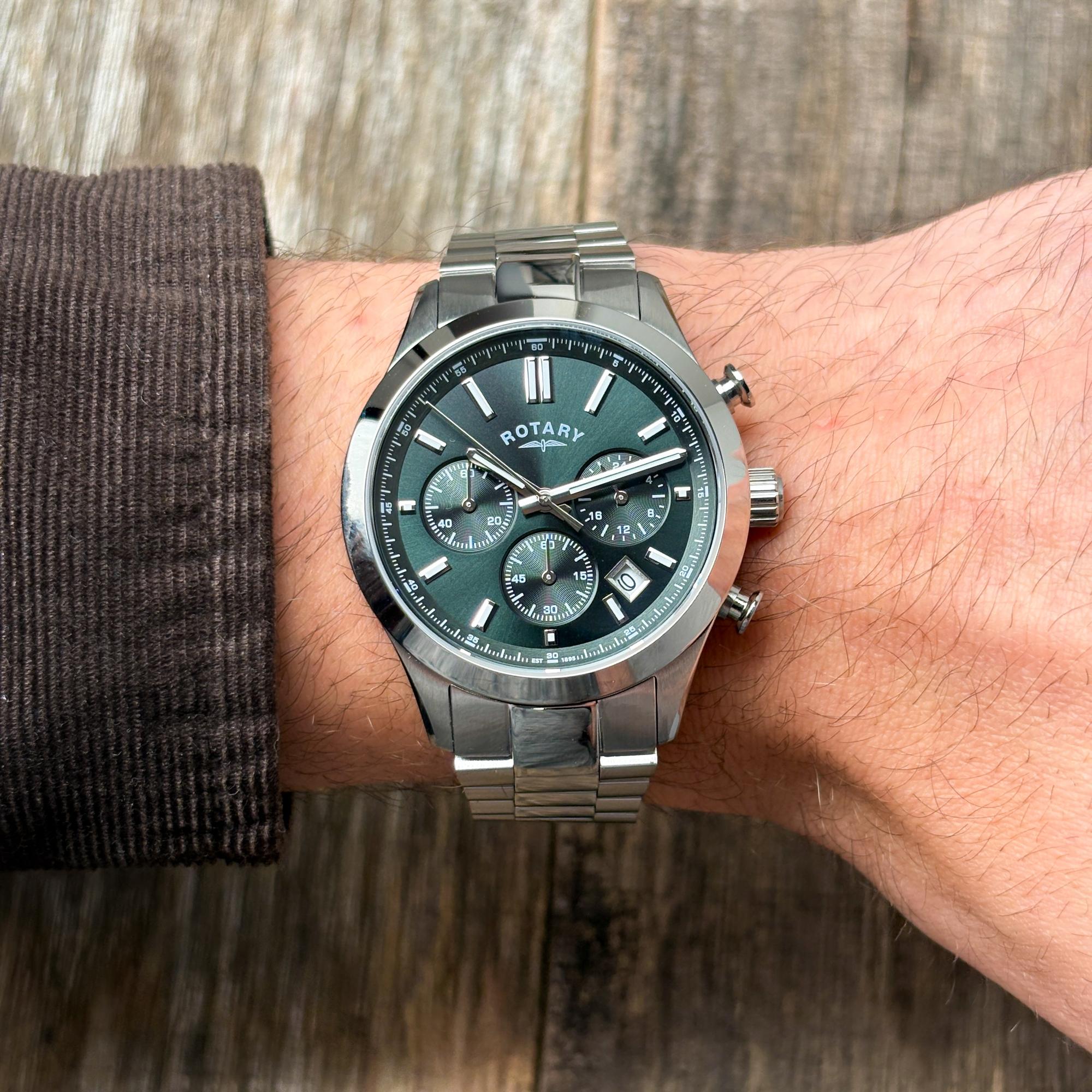 zegarek Rotary RGB10069-24 kwarcowy męski Heritage Heritage Chronograph - miniatura 10
