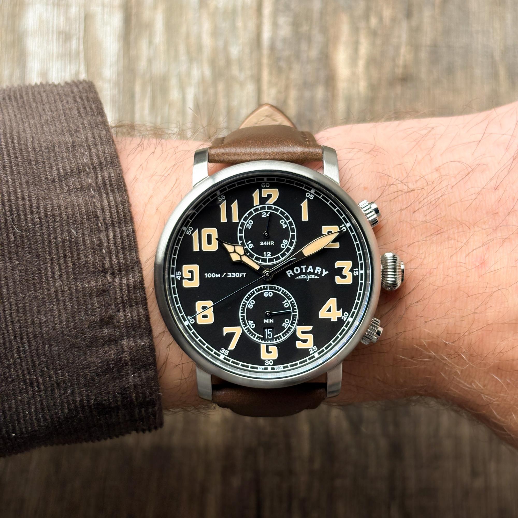 zegarek Rotary RGS10000-04 kwarcowy męski Apex100 Apex100 Pilot - miniatura 10