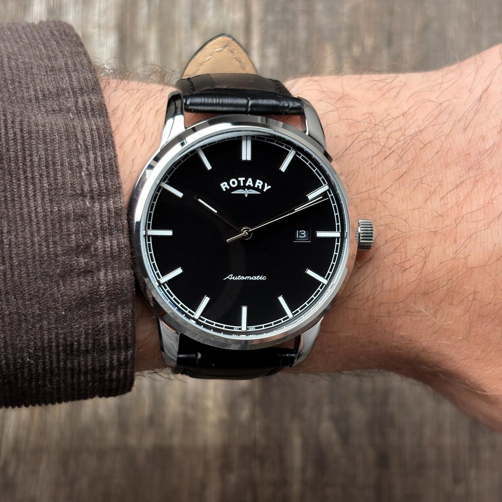 zegarek Rotary RGS10001-04 automatyczny męski Heritage Heritage Automatic - miniatura 10