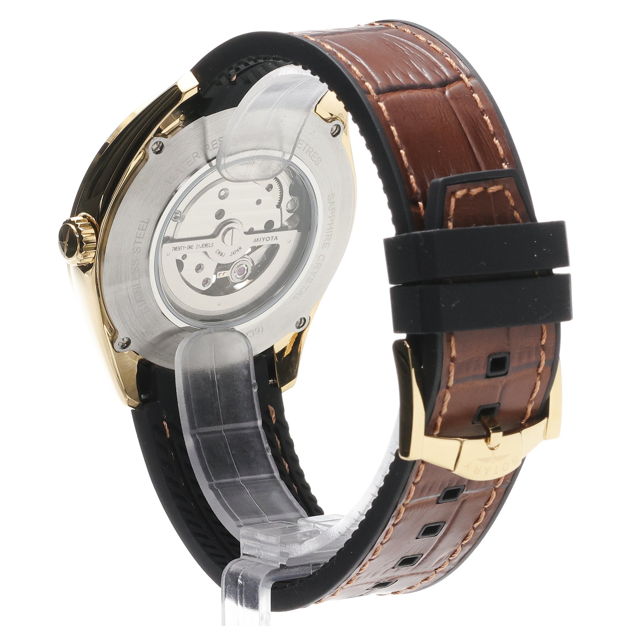zegarek Rotary RGS10006-01 złoty Seamatic - miniatura 4