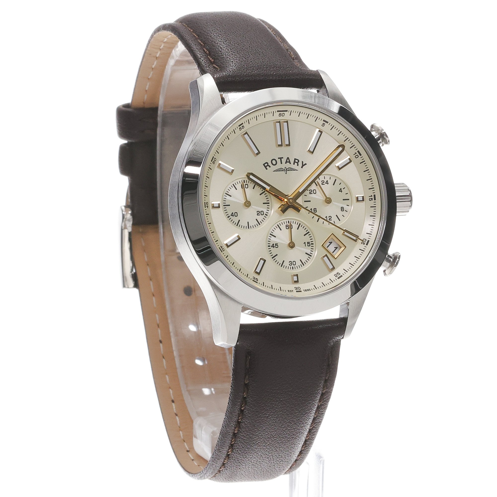 zegarek Rotary RGS10071-03 kwarcowy męski Heritage Heritage Chronograph - miniatura 3