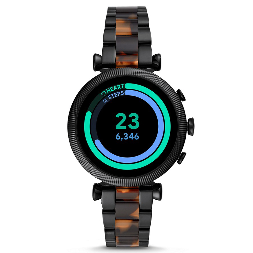 zegarek Fossil Smartwatch FTW6042 Gen 4 Smartwatch Sloan HR Fossil Q mineralne - miniatura 11