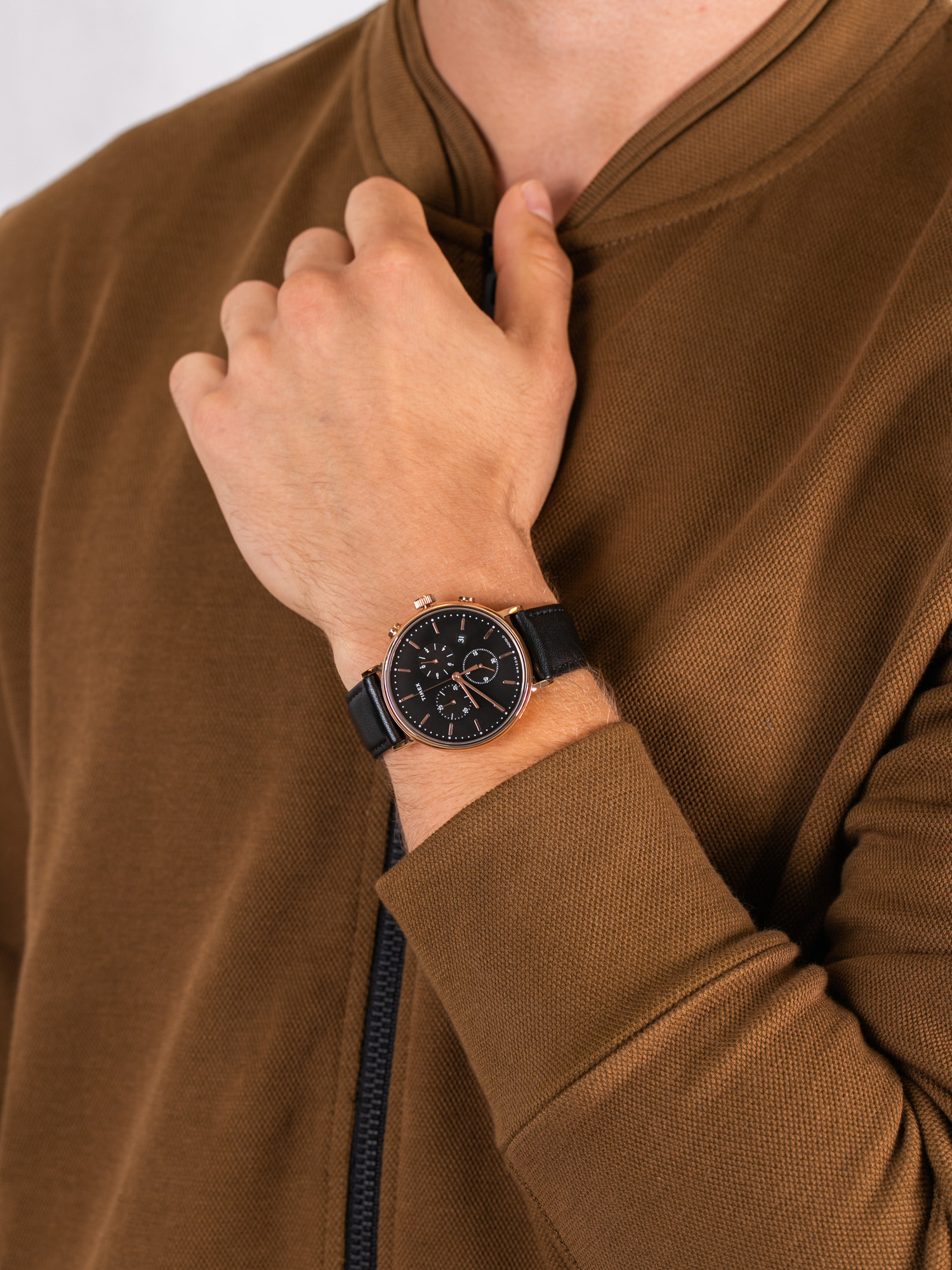 zegarek Timex TW2T11600 męski z chronograf Fairfield - miniatura 3