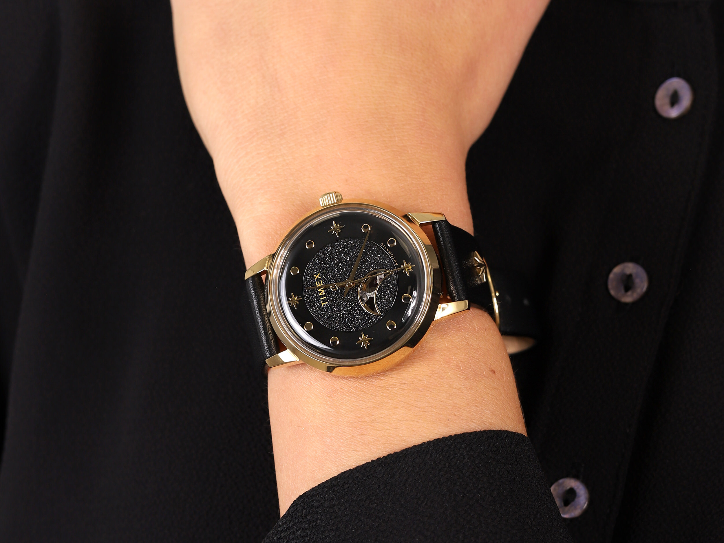 Timex TW2U54600 Celestial Automatic zegarek klasyczny Celestial Automatic