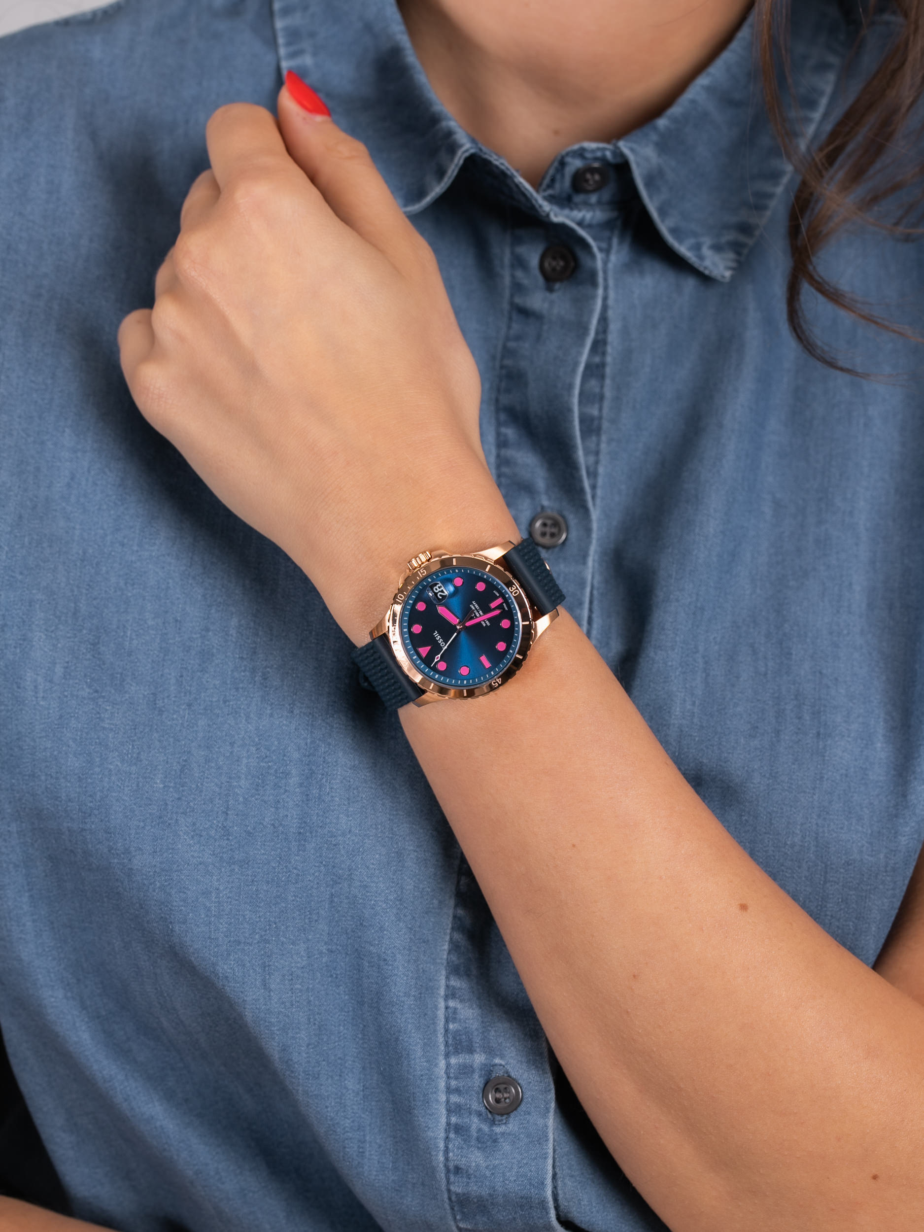 Fossil ES4743 damski zegarek FB-01 pasek - miniatura 3