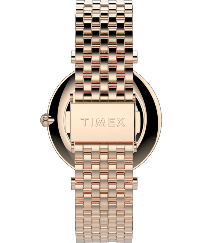 zegarek Timex TW2T79200 różowe złoto Parisienne - miniatura 7