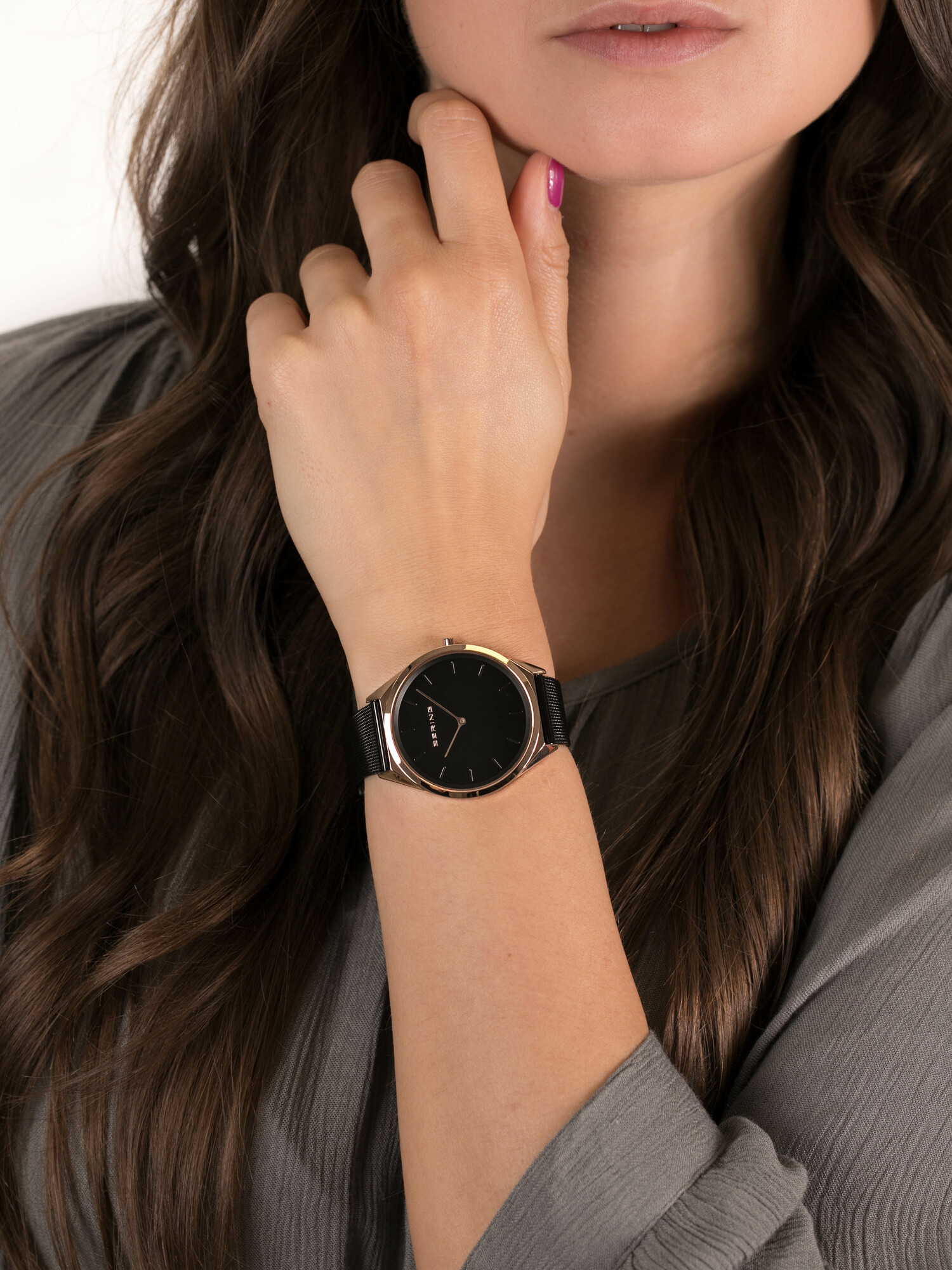 Bering 17039-166 damski zegarek Ultra Slim bransoleta