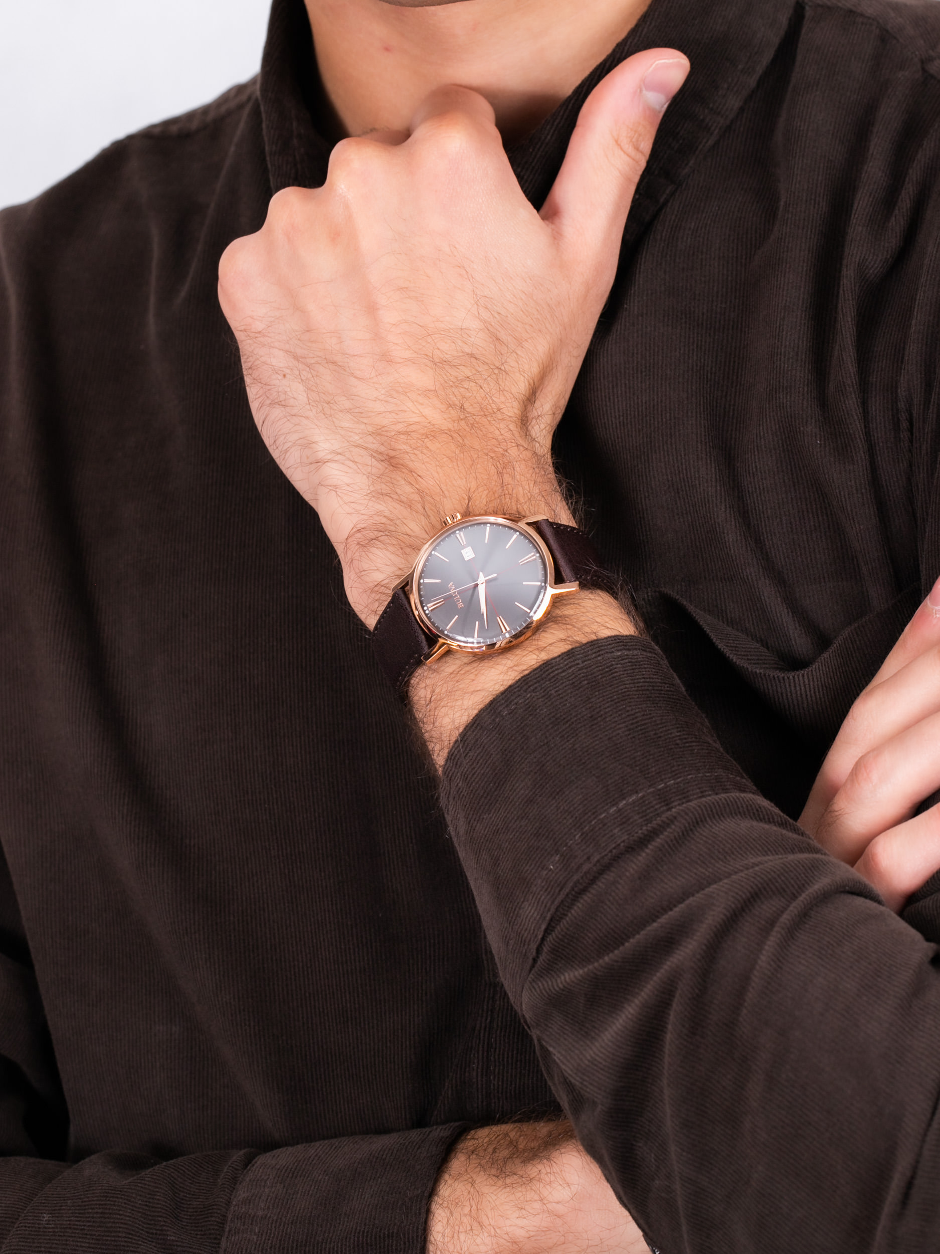 Bulova 97B154 męski zegarek Classic pasek - miniatura 3