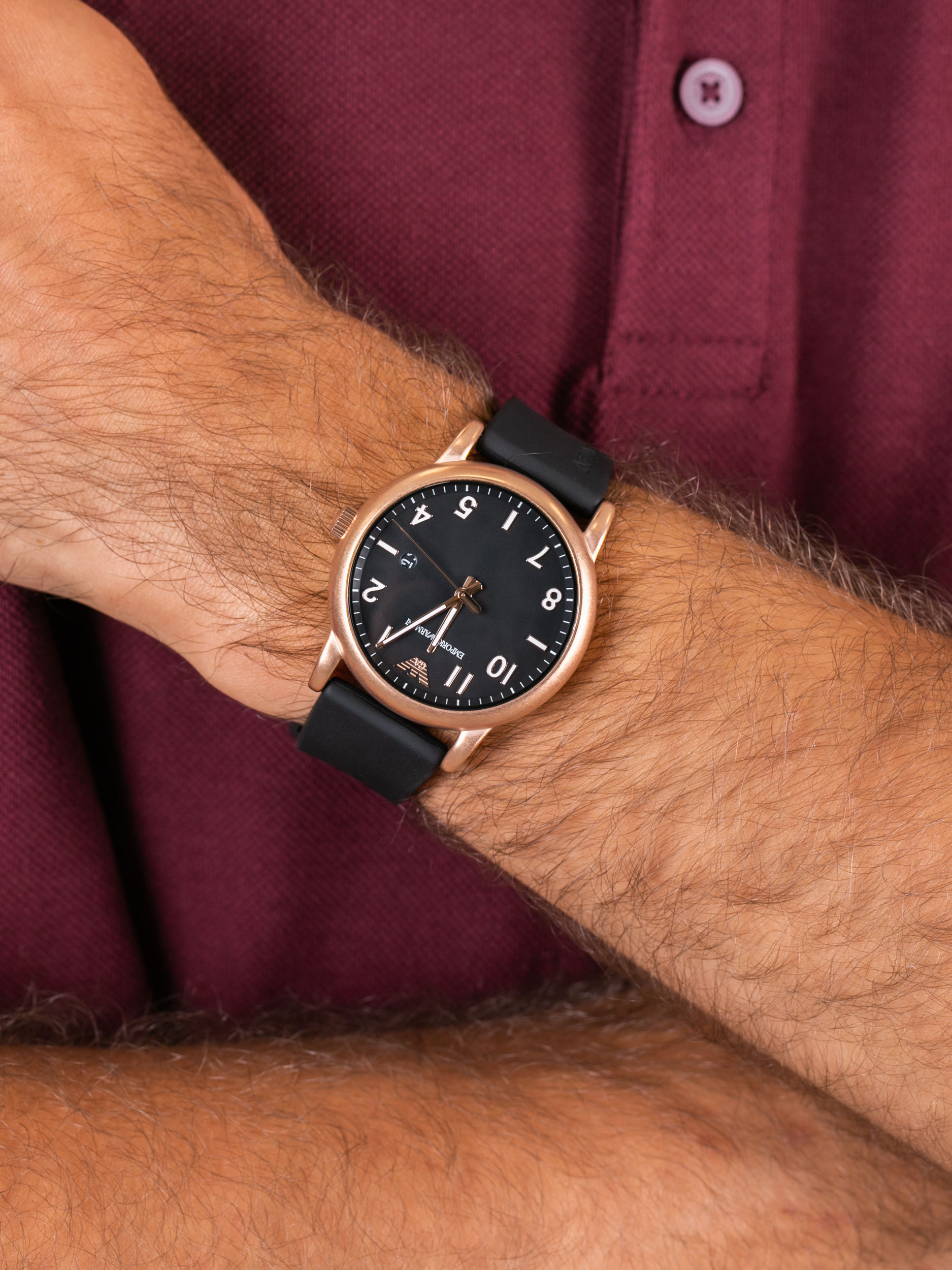 Emporio Armani AR11097 męski zegarek Sports and Fashion pasek