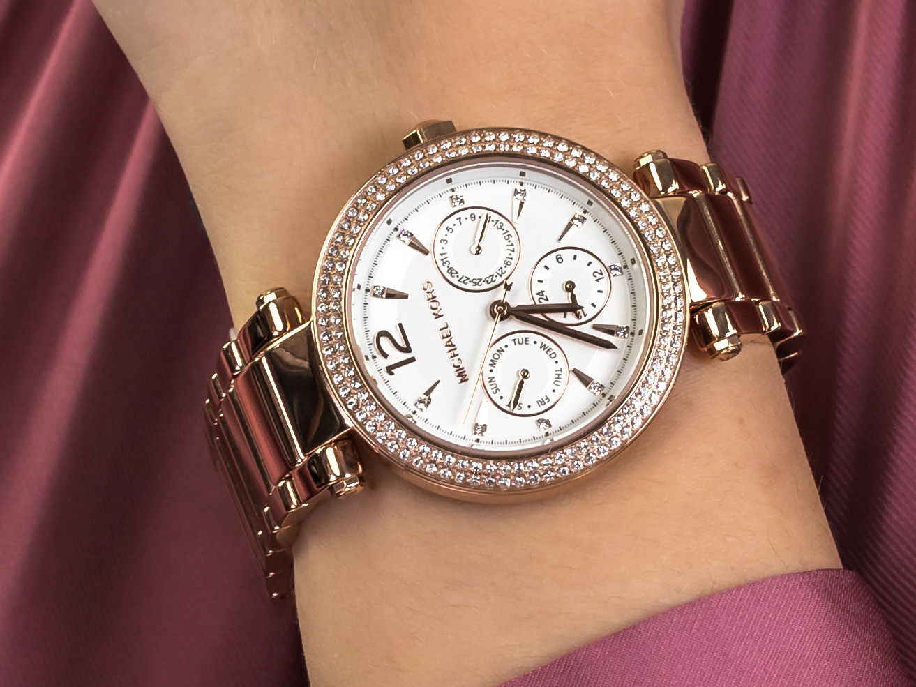 Michael Kors MK5781 PARKER zegarek klasyczny Parker - miniatura 4