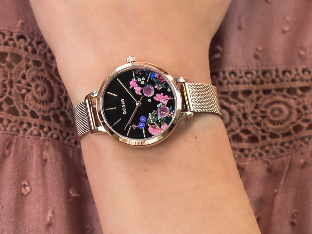OUI  ME ME010075 FLEURETTE zegarek klasyczny Fleurette
