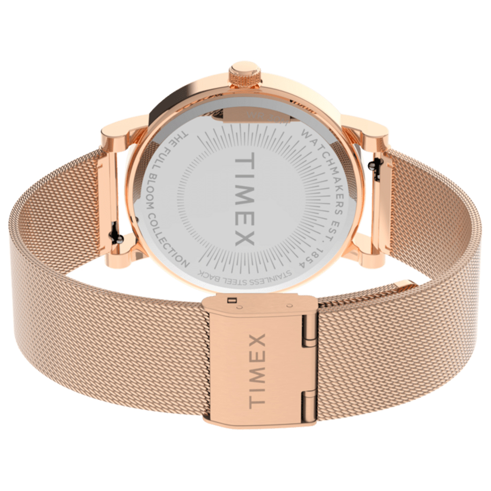 zegarek Timex TW2U18700 różowe złoto Full Bloom - miniatura 7