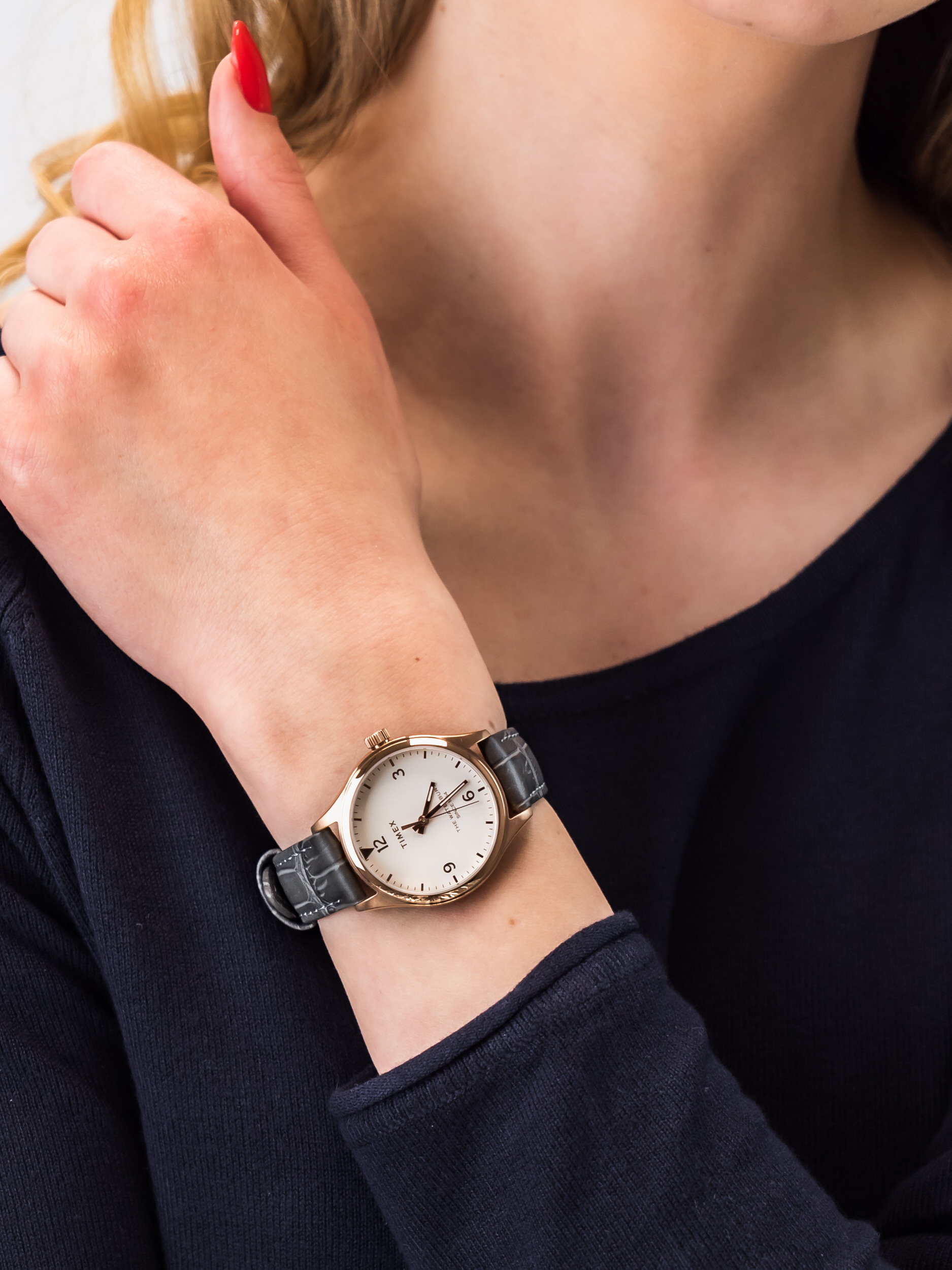 Timex TW2R69600 damski zegarek Waterbury pasek - miniatura 3