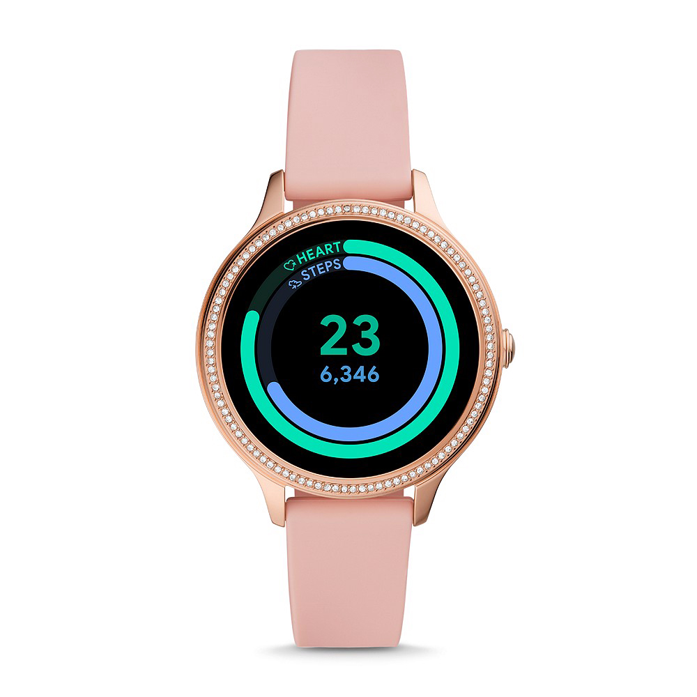 Fossil Smartwatch FTW6066 zegarek różowe złoto sportowy Fossil Q pasek - miniatura 5
