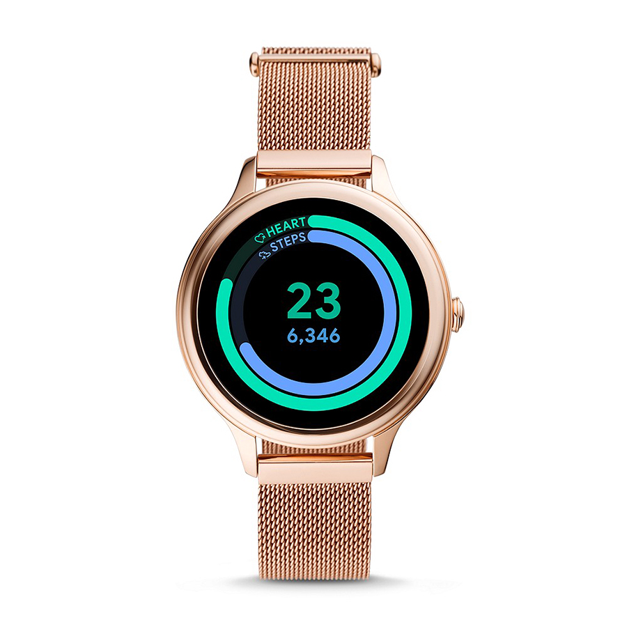 Fossil Smartwatch FTW6068 zegarek różowe złoto sportowy Fossil Q bransoleta - miniatura 10
