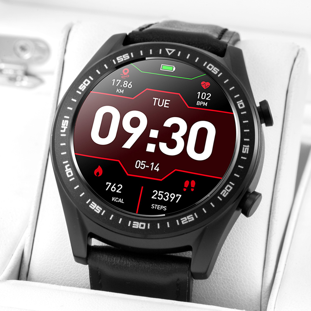 Rubicon RNCE43BIBX03A2 zegarek czarny sportowy Smartwatch pasek - miniatura 5