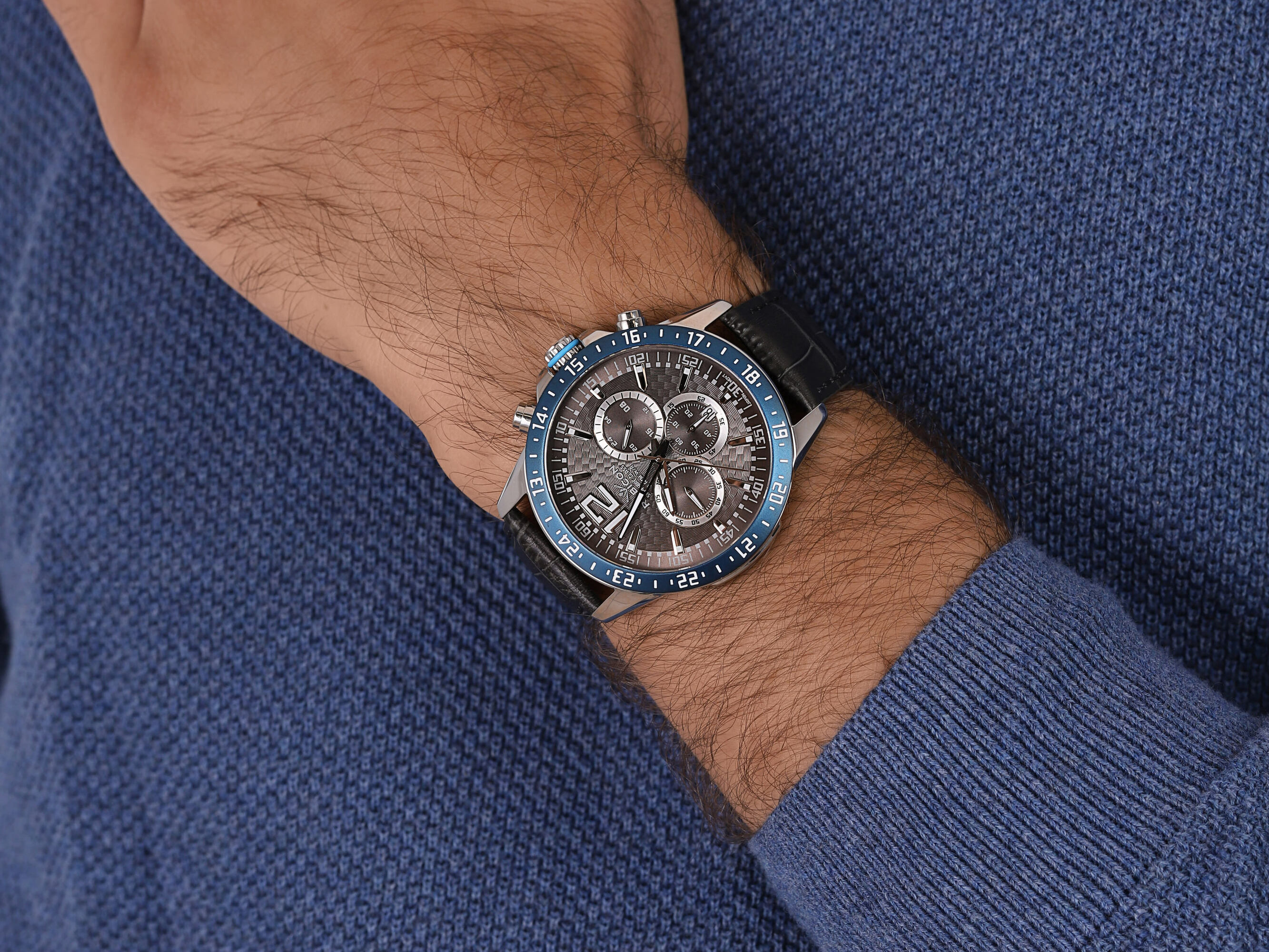 zegarek Rubicon RNCE02SMVX05AX męski z chronograf Pasek - miniatura 5